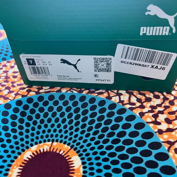 Puma Palermo White Sneakers in Women's, Sz 7, NIB - Picture 11 of 14